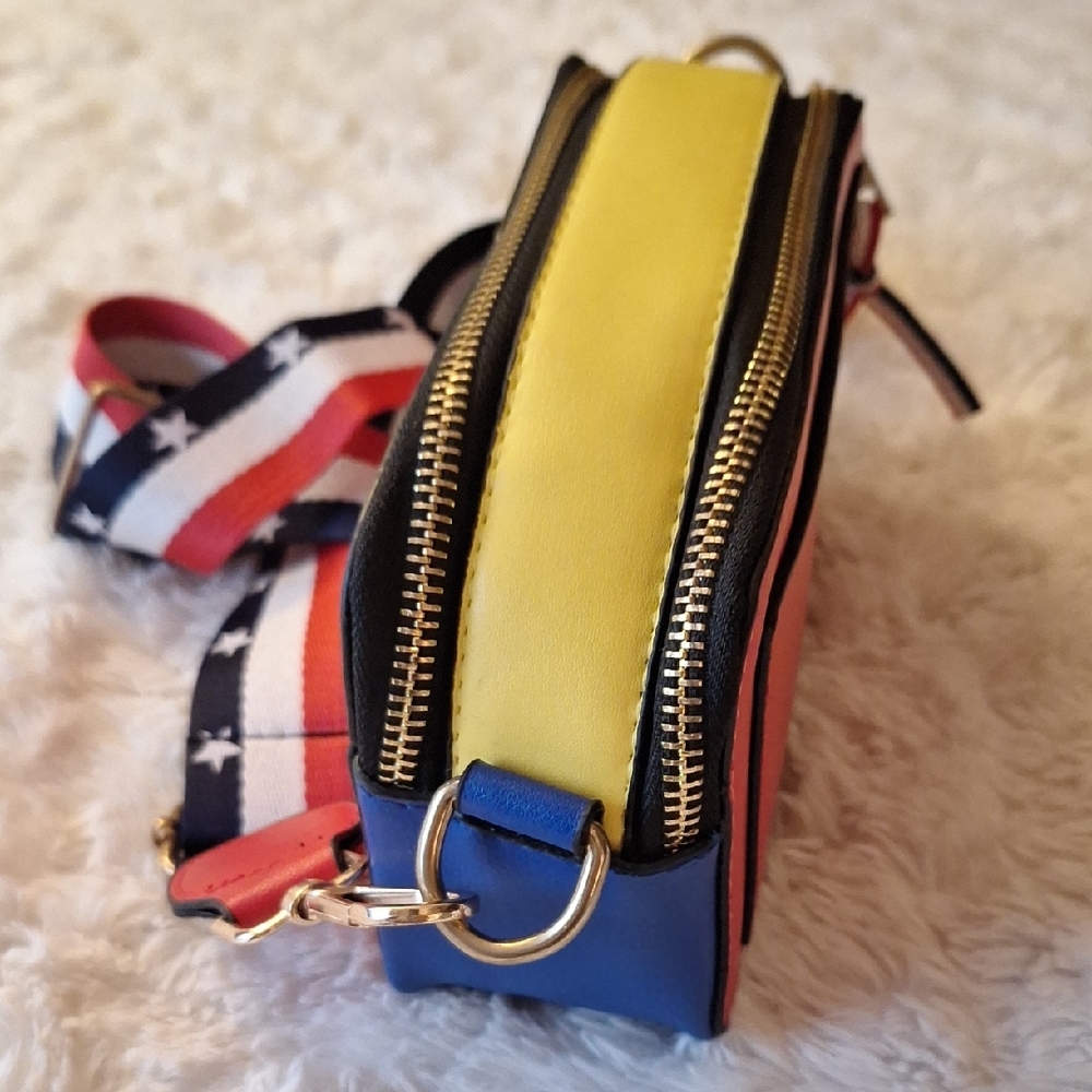 Rare Shoulder Bag Multicolor Star Pattern Limited Edition Rare - Picture 5 of 14